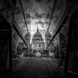 St Paul's Cathedral in Reflection